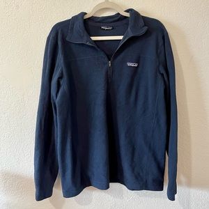 Mens Patagonia half zip fleece sweater